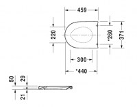 ASIENTO y TAPA INODORO DARLING NEW DURAVIT